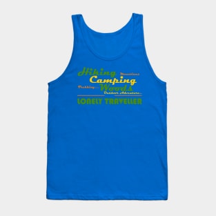 Trekking and Hikking Lonely Traveller Tank Top